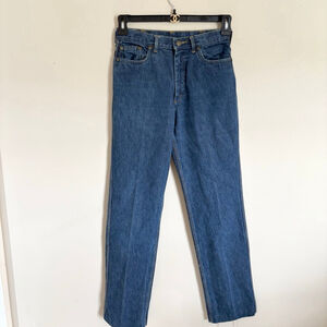 Women's Landlubber Vintage 70s-80s Blue Straight Leg Jeans Size 26
